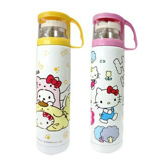 【JOKO JOKO】HELLO KITTY 凱蒂貓 透明蓋不鏽鋼保溫瓶