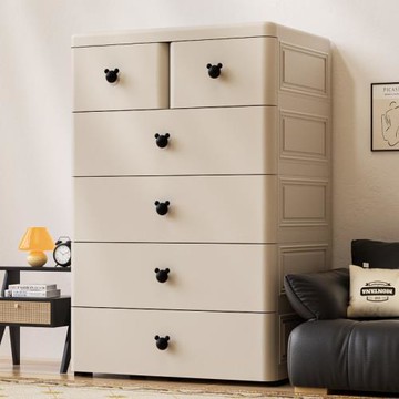 加厚抽屜式收納柜寶寶衣柜家用多層五斗柜子嬰兒童置物儲物整理箱