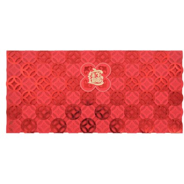 奢華簍空雕花紅包袋2入