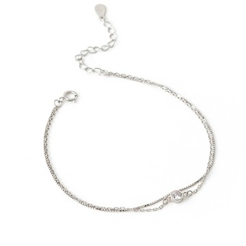 [純銀] 沈醉糖晶手鍊 / 2色 / 2 size / Sugar Crystals Bracelet