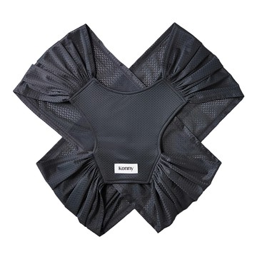 Konny 夏季嬰兒背巾 附束帶 + 環保收納袋 有效阻擋紫外線 99.9%抗菌材質  XL  木炭灰