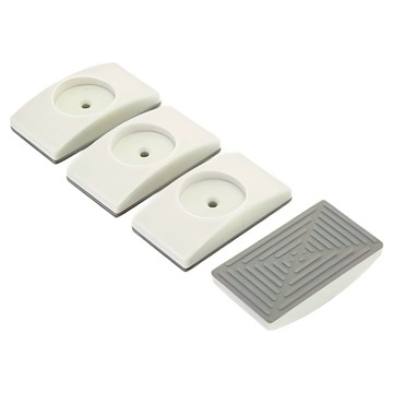 Atozoo Bee The Free 安全門欄配件防滑牆面保護墊  白色  5 x 9cm  4個