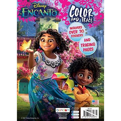 Disney Encanto 48 Page Color and Trace Coloring and Activity Book with Tr