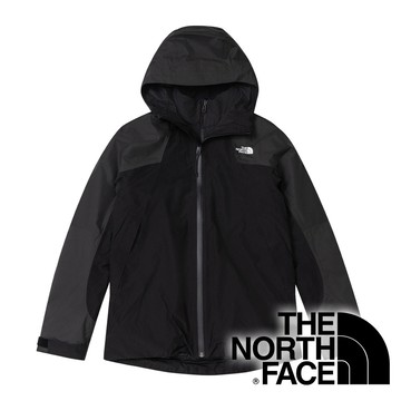 【THE NORTH FACE 美國】女兩件式Dryvent羽絨連帽外套-FP600『黑』NF0A8J92 戶外 露營 登山 露營 休閒 運動 時尚 出國 旅遊 羽絨 連帽外套