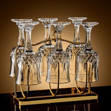 紅酒杯輕奢高級感家用加厚玻璃鉆石高腳杯子醒酒器套裝白葡萄酒杯