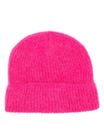P.A.R.O.S.H. - textured ribbed-knit beanie - women - Mohair/Wool/Polyamide - S - Pink