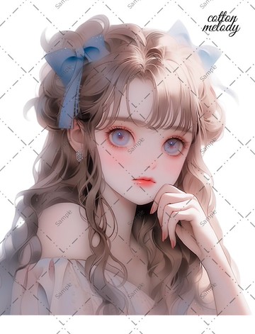 original sticker no.238 人物貼紙 原創貼紙 人物貼紙 女孩貼紙 原創人物貼紙