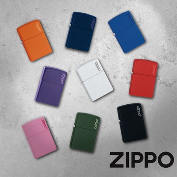 ZIPPO 經典素色啞漆防風打火機 經典素面 深藍 粉色 黑色 紅色 白色 藍色 橙色 軍綠 紫色