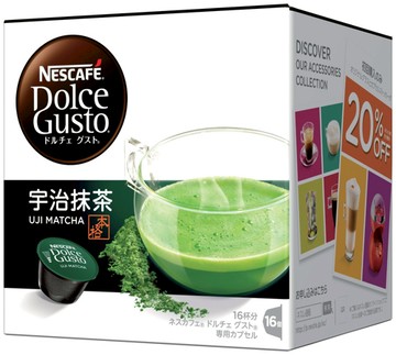 Nescafe Dolce Gusto dedicated capsule Uji green tea 16 cups