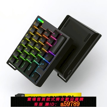 【全網低價 可打統編】ZUOYA HE30單手游戲磁軸機械鍵盤有線宏編程FPS瓦吃雞永劫急停