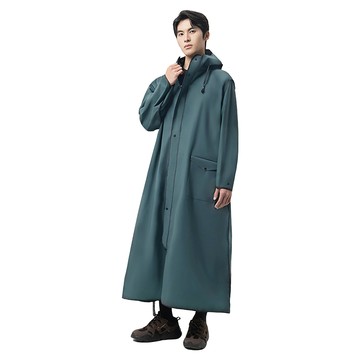 Morivio 防暴雨可拆面罩連身雨衣  墨綠色  XXL碼  1個
