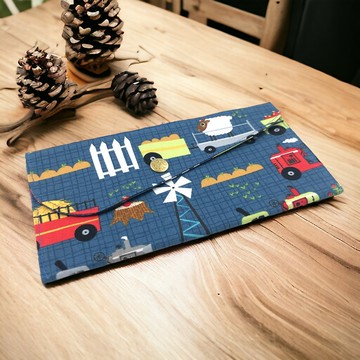 艾拉蔓手工福氣袋-快樂農場-紅包袋_可裝台幣十萬元