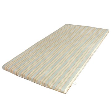 C.G.&C. S.M.C. 凱蕾絲帝 布套可拆可捲式澎柔床墊 法蘭克 台灣製  單人  灰綠條紋  5cm