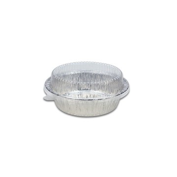 【嚴選shop】10入 含蓋 426 圓形4吋蛋糕模 鋁箔容器 蛋糕盒 烘烤模 派盒 氣炸鍋配件【H426】