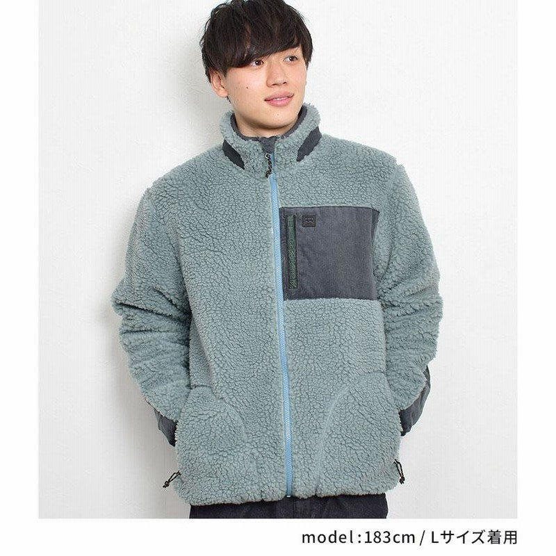 ビラボン アウター メンズ ボア フリース ジャケット BILLABONG