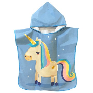 Wild Peak 野峰 速乾連帽浴巾 超細纖維  藍色  1件