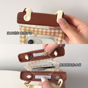 手機防水包 夏季游泳外出必備防水包卡通手機防水袋夏季海邊游泳潛水通用加厚密封袋便攜掛脖手機套 游泳防水袋 潛水手機防水袋