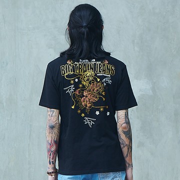 BIGTRAIN 加大結緣御守竹節棉男T-O80283-80&88