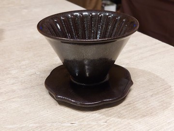 【送禮好物】葉師傅試釉版 自然釉咖啡濾杯 V50 鶯歌燒