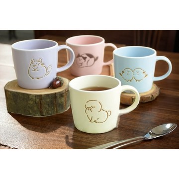 24H台灣出貨【日本製 - Sotto．動物馬克杯300ml】馬克杯 陶瓷馬克杯 水杯 茶杯 杯子 咖啡杯 露營 早午餐