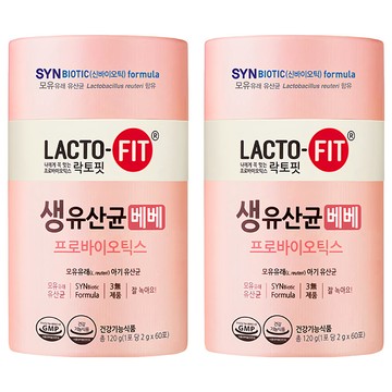 Chong Kun Dang 鍾根堂 LACTO-FIT 益生菌 幼兒款  60包  2g  2罐
