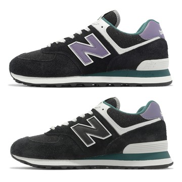 New Balance NB 休閒鞋 574 男鞋 女鞋 黑 薰衣草紫 情侶款 麂皮 復古 NB 紐巴倫 IU著用款 U574LV2-D