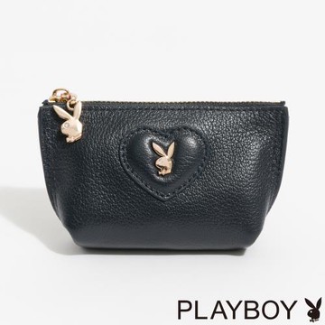 PLAYBOY - 零錢包  Striking系列 - 深藍色