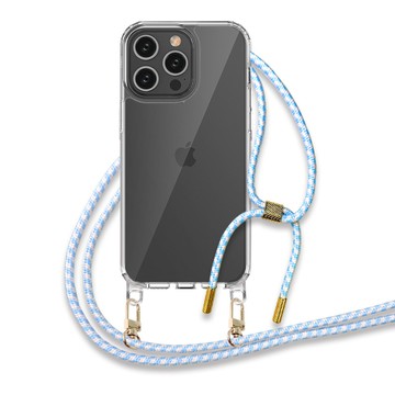 o-one Apple iPhone 15 Pro Max升級版掛繩手機殼 強韌掛繩 美感升級 軍功防摔殼 拜耳原料 透明持久 不易泛黃