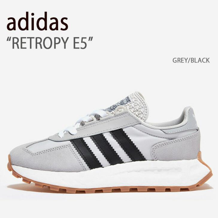 adidas アディダス スニーカー RETROPY E5 GREY BLACK メンズ レディース 男女兼用 男性用 女性用 ユニセックス  GV9227 | LINEブランドカタログ