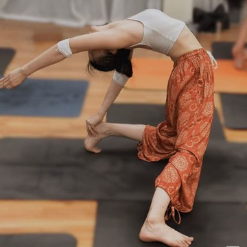春夏 日系復古 印花 瑜伽褲 寬鬆空氣褲女 束腳 外穿休閒 運動 顯瘦蘿蔔褲 燈籠褲  大寬褲 微胖穿搭 女生衣服