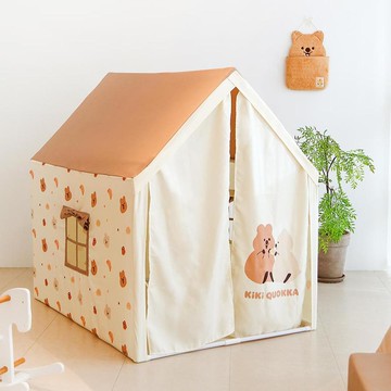 KIKI QUOKKA 兒童舒適小屋帳篷  棕色  1個  100 x 126 x 125 cm