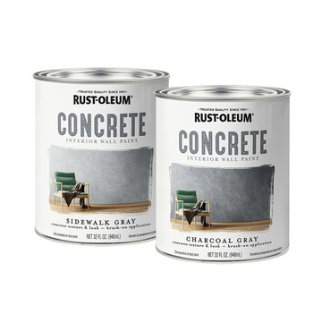 RUSTOLEUM 仿清水模漆 多色澤 (水泥質感塗料/混凝土藝術漆/946ml)