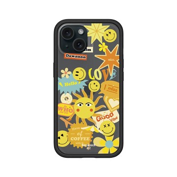 iPhone 15 Mod NX 黑 - Knock Knock A2Z - Yellow Lover