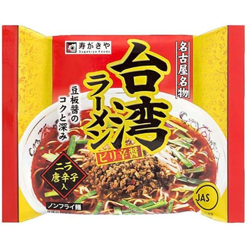 寿がきや 台湾ラーメン ピリ辛醤 110g×12袋入×(2ケース)