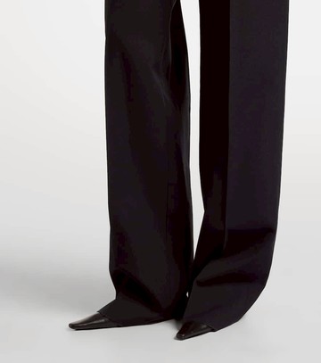 Saint Laurent Mid-rise wool straight pants