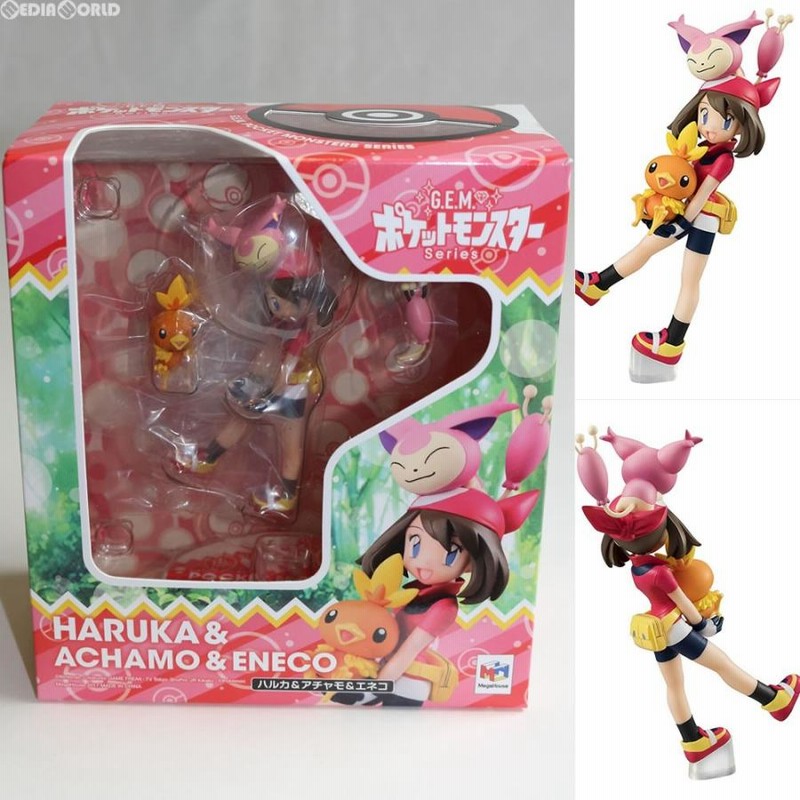 中古即納』{FIG} G.E.M.シリーズ ハルカ＆アチャモ＆エネコ