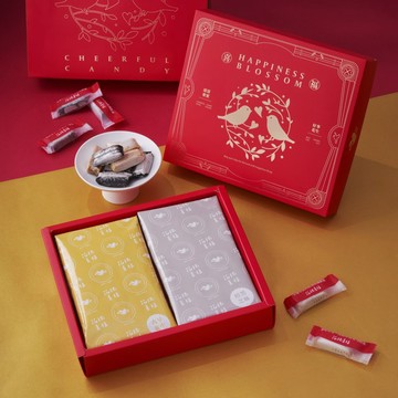 花現喜福 | 雙重幸福 雙口味禮盒 | 花生酥 ‧ 台灣伴手禮
