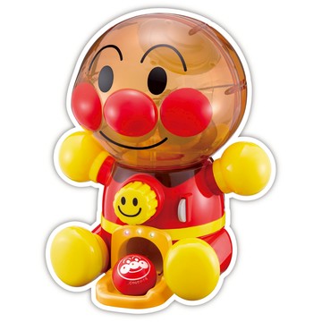 真愛日本 麵包超人 Anpanman 坐姿張手 造型扭蛋機 轉蛋 聲音 發光 聲光 扭蛋機 玩具 禮物