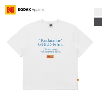 【KODAK Apparel】柯達 文字短袖T恤 2色(灰 白) KB602024