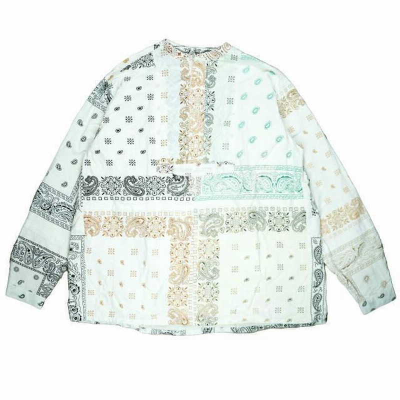 Children of the discordance 20SS VINTAGE BANDANA PATCHWORK SHIRT ...