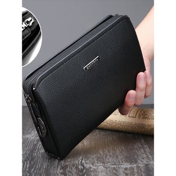 密碼鎖手拿包商務休閑手抓包大容量時尚潮男防盜復古手包送卡包