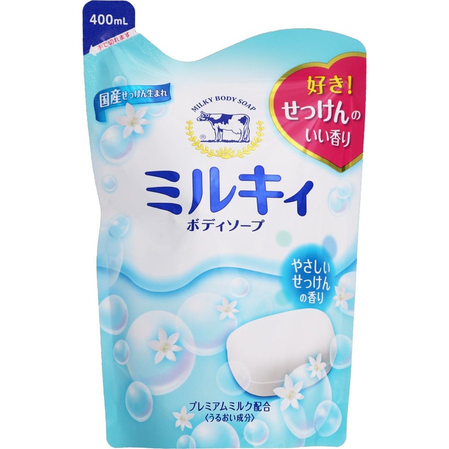 牛乳石鹸 ミルキィボディーソープせっけん替 ４００ｍｌ 通販 LINEポイント最大0.5%GET | LINEショッピング