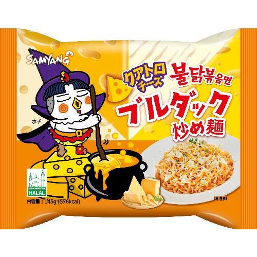 　クァトロチーズブルダック炒め麺　145g　日本語版