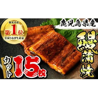 うなぎ蒲焼カットセット(蒲焼カット約50g×15枚　計800g以上　タレ・山椒付)