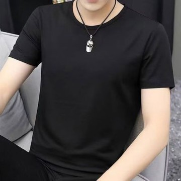 D. Studio台灣發貨韓版圓領修身型短袖上衣 衣服 t恤 短袖t恤 上衣 男裝T596