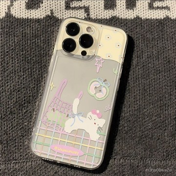 個性購物袋貓咪 防摔 保護殼 蘋果iphone78p xr i11 i12 13 14 15 16 pro max手機殼