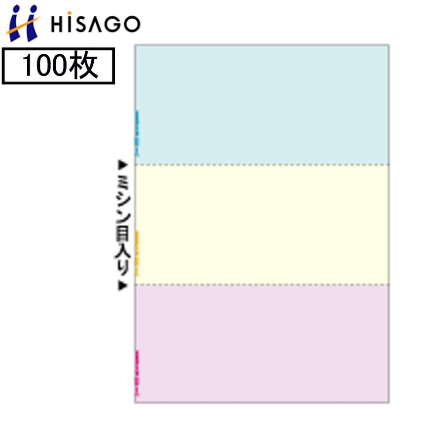 ヒサゴ マルチプリンタ帳票 BP2012 100枚