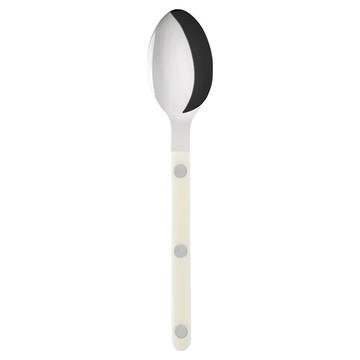 SABRE PARIS BISTROT 復古酒館鈕扣亮面系列湯匙 22cm  象牙色  1個