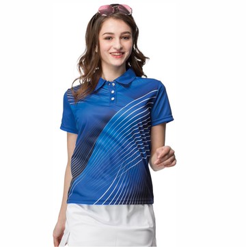 振興5折優惠《Sasaki》(女款)長效性吸濕排汗功能POLO短衫/640022