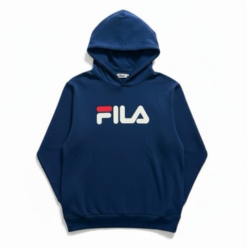 FILA 帽T 深藍 經典LOGO 長袖 連帽 上衣 男 1TEW7046BU